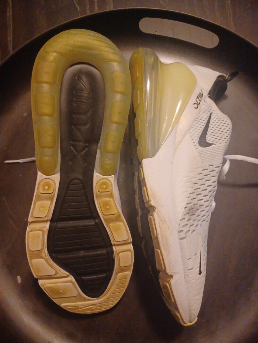 Nike Air Max 270 Men's Sneakers - White, Black  Size 14 - Picture 10 of 12